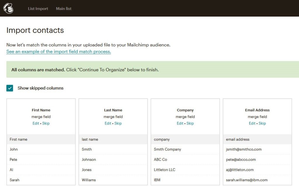 How To Import A Contact List Into MailChimp Using Tags ClientLook